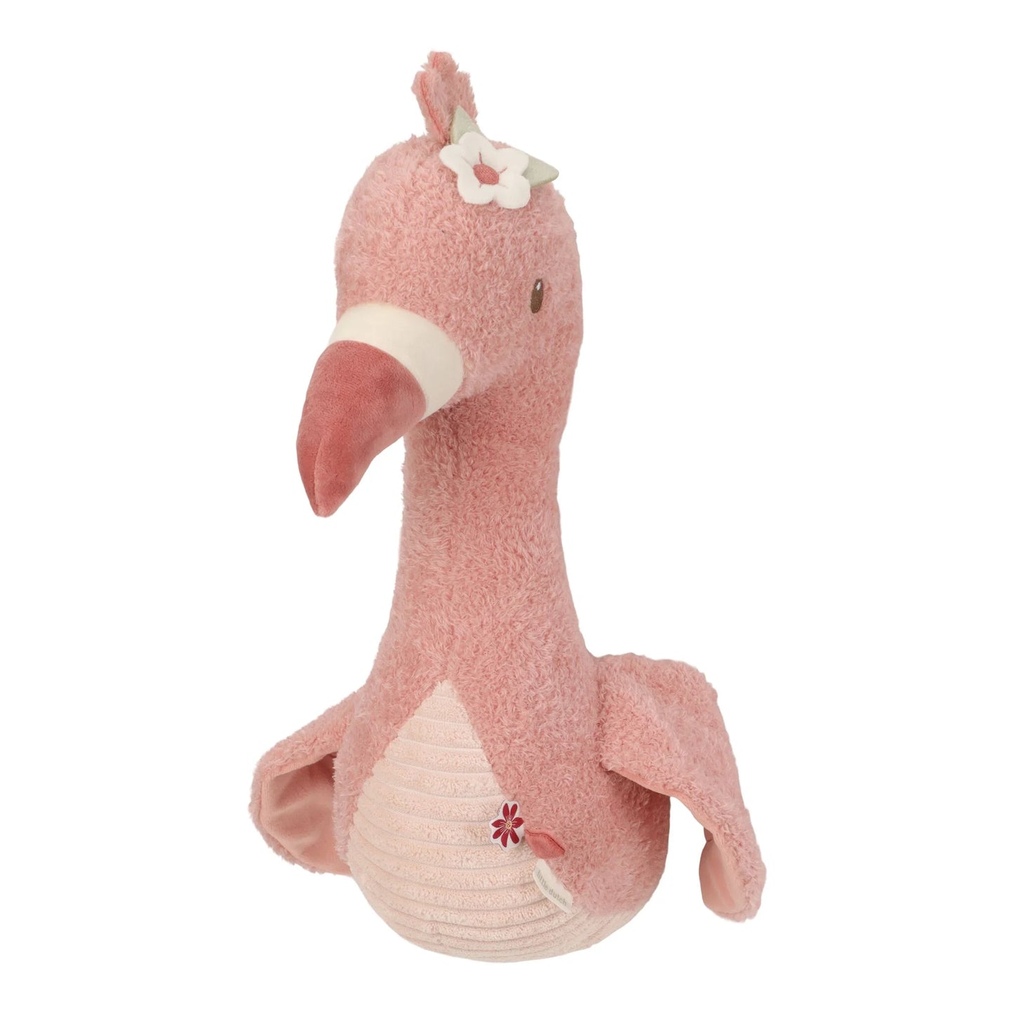 Cabeça Decorativa de Flamingo Rosa Little Dutch Safari Friends de frente