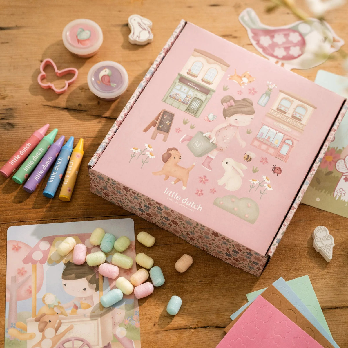 Craft Box Essentials Rosa XL Little Dutch | Caixa Criativa +3 Anos