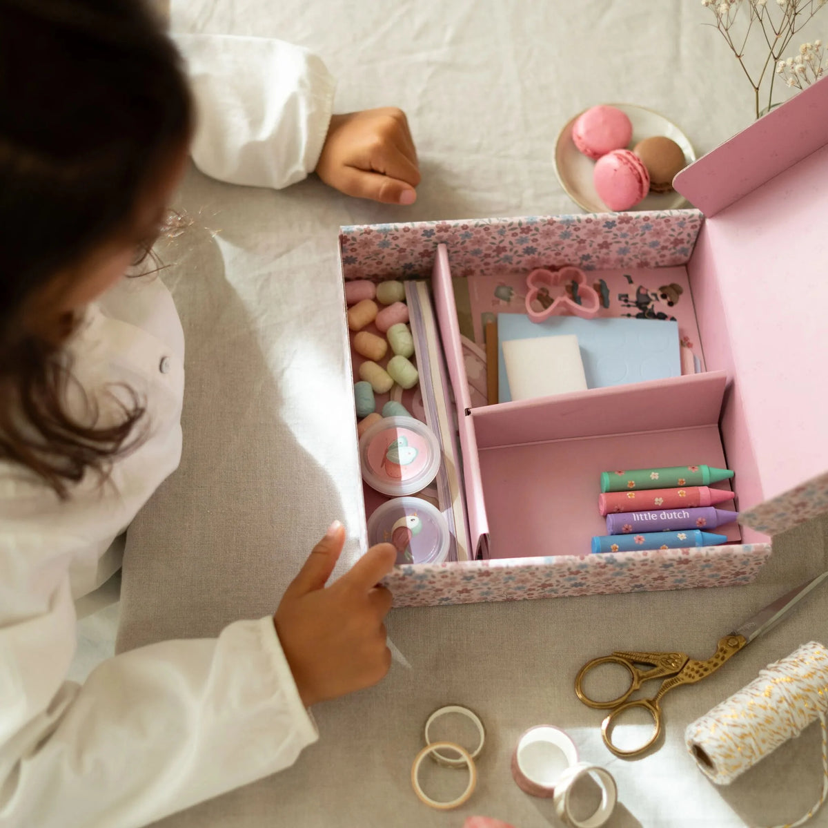 Craft Box Essentials Rosa XL Little Dutch | Caixa Criativa +3 Anos