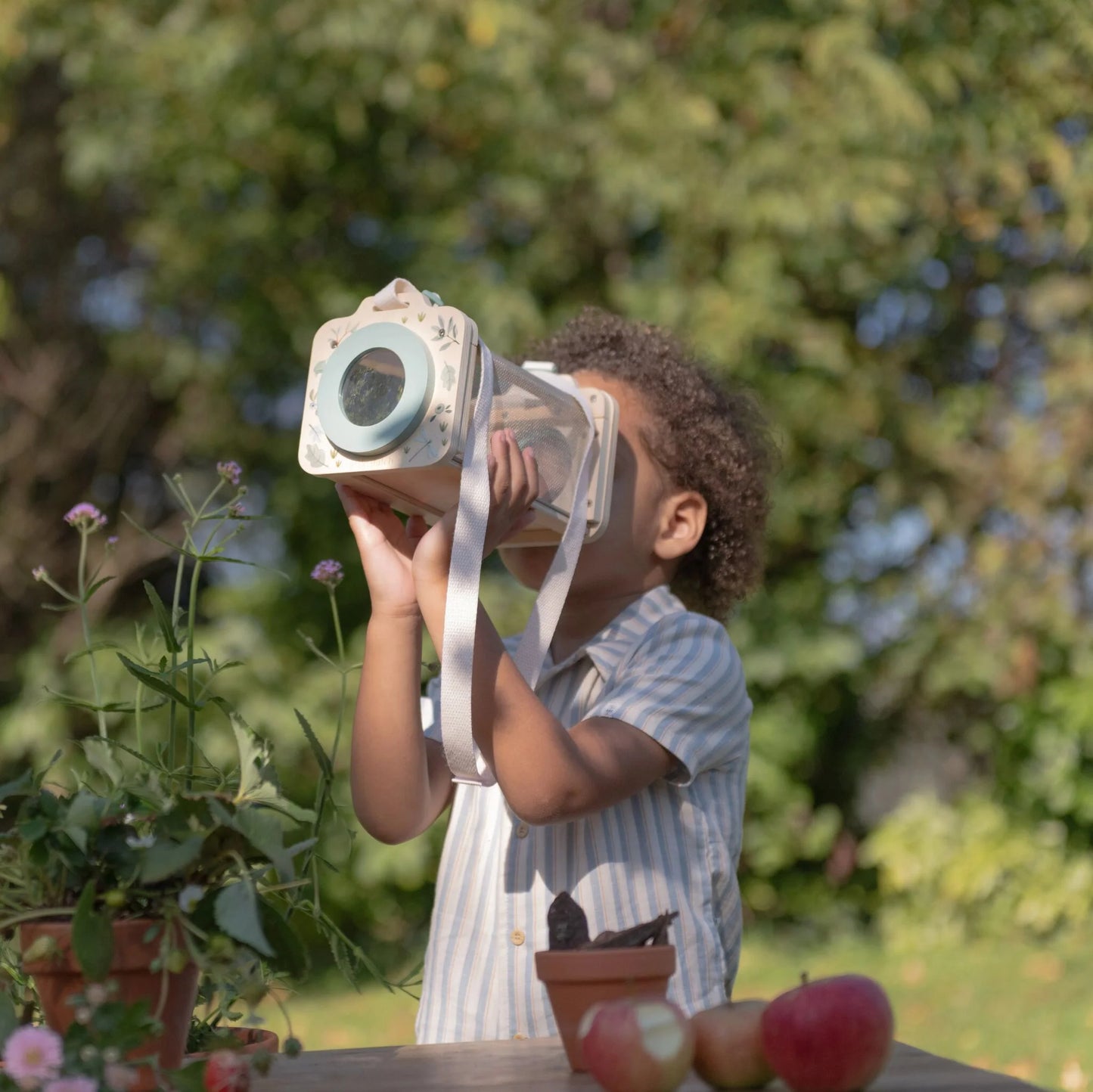 Caixa de Insetos Verde com Lupa | Brinquedo Educativo Natureza Crianças