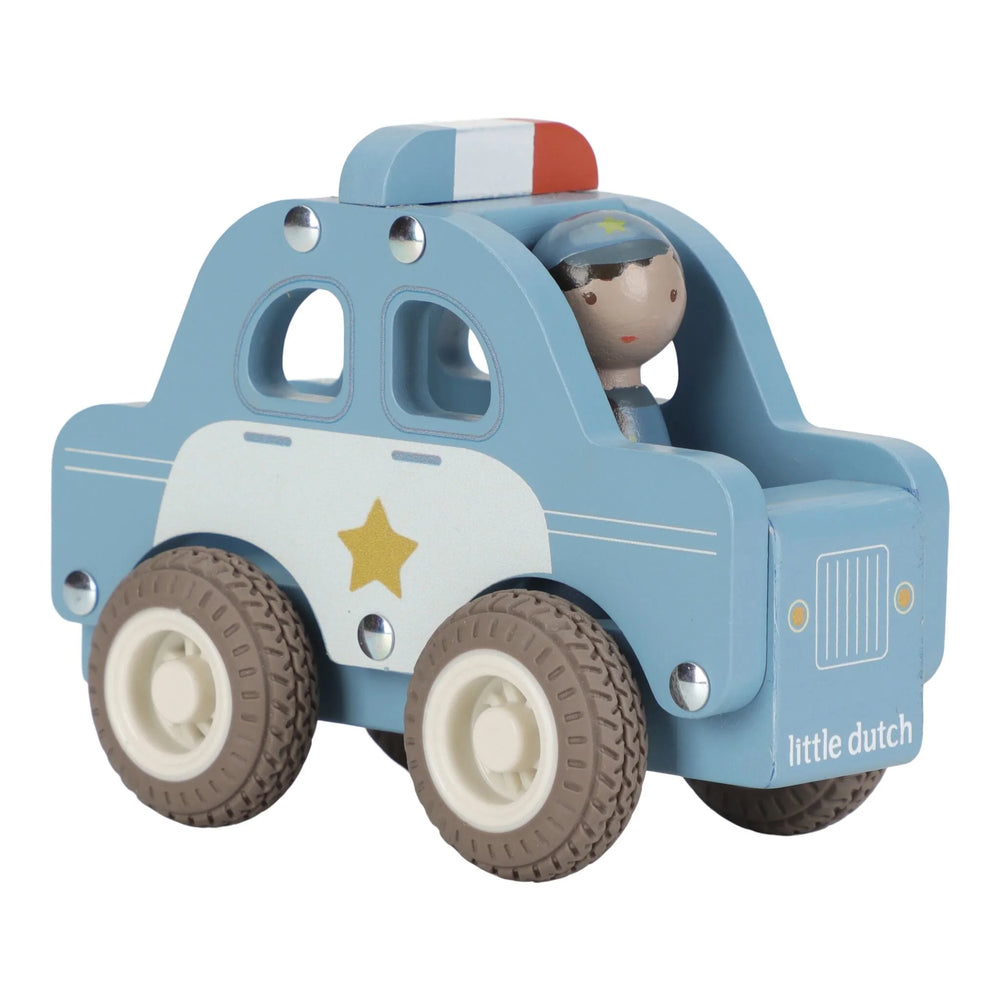 Carro de Polícia Azul
