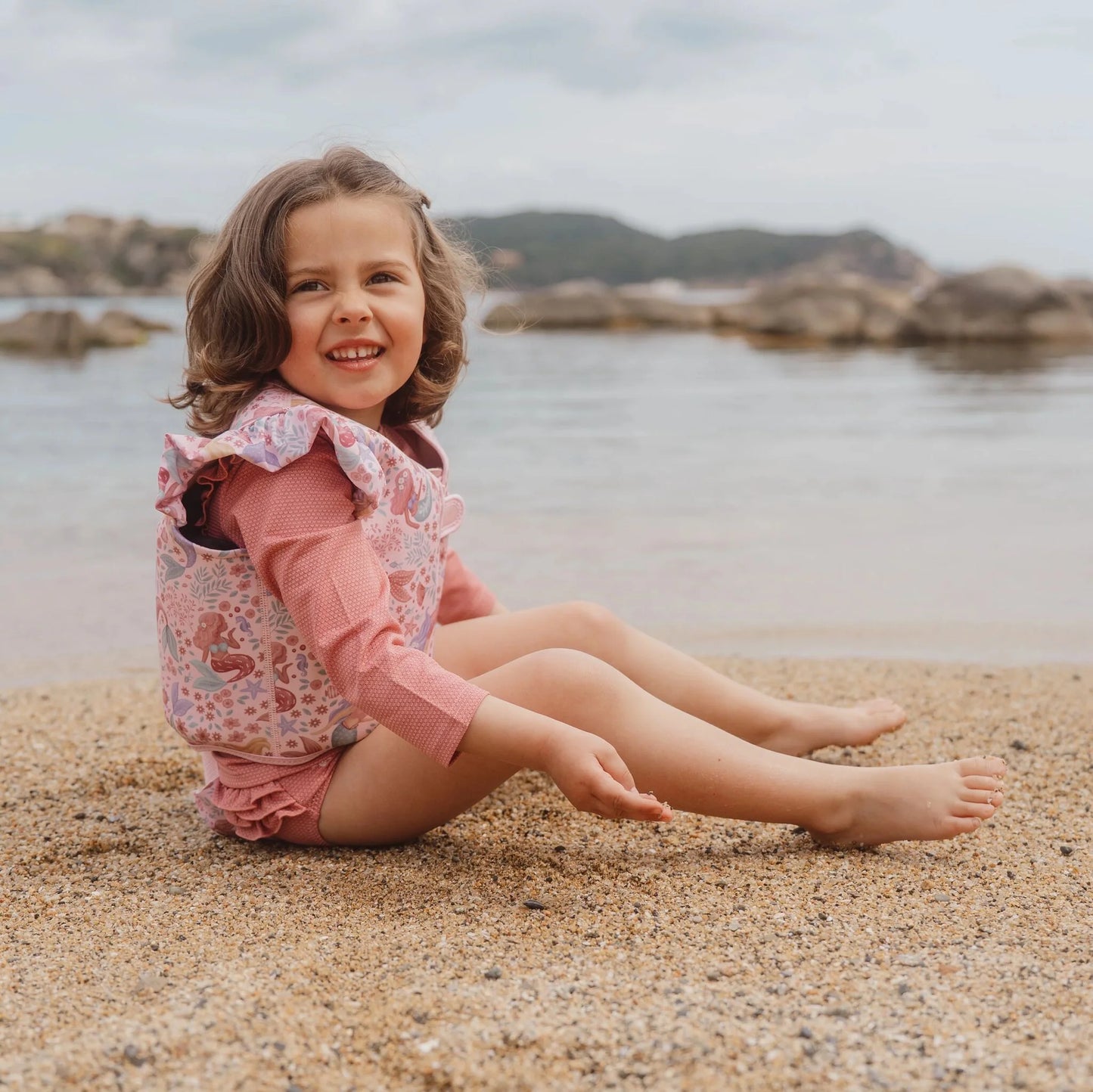 Colete natação criança Dreamy Mermaid 2–3 anos