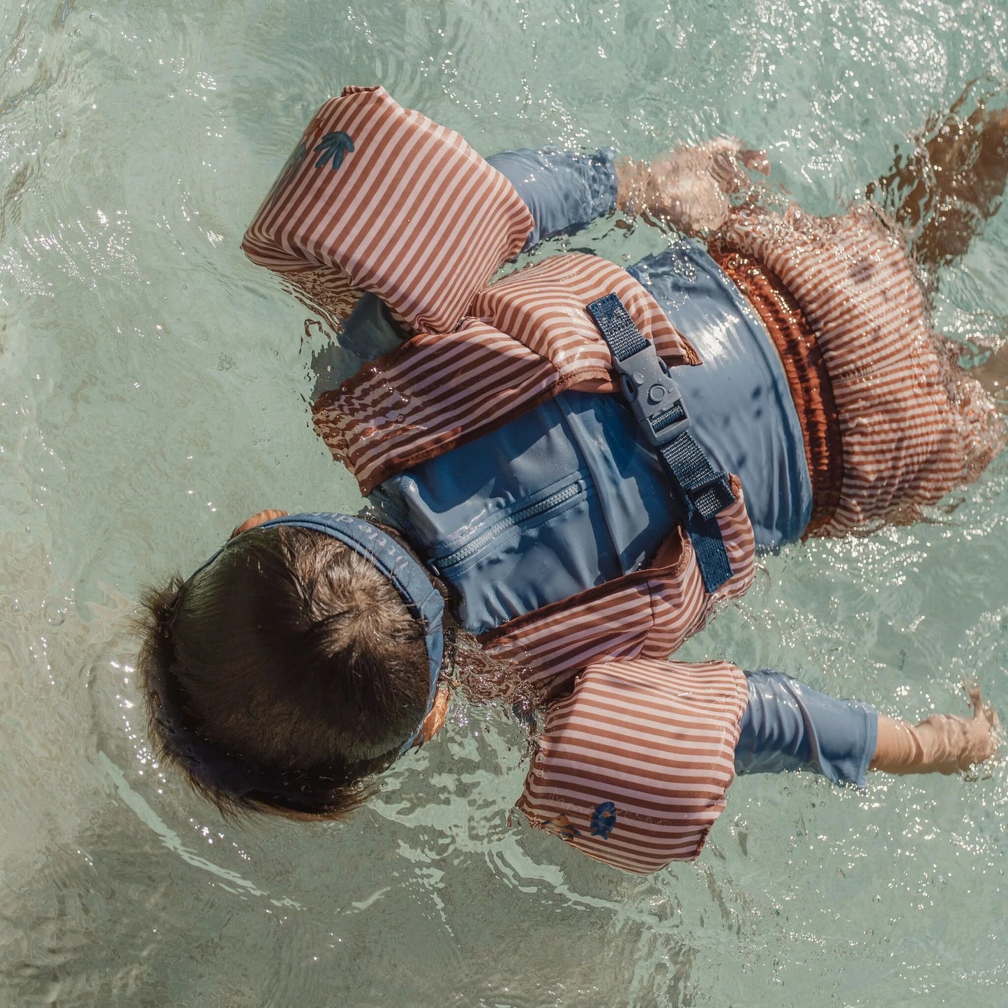 Colete flutuação com braçadeiras criança Ocean World 15–30 kg