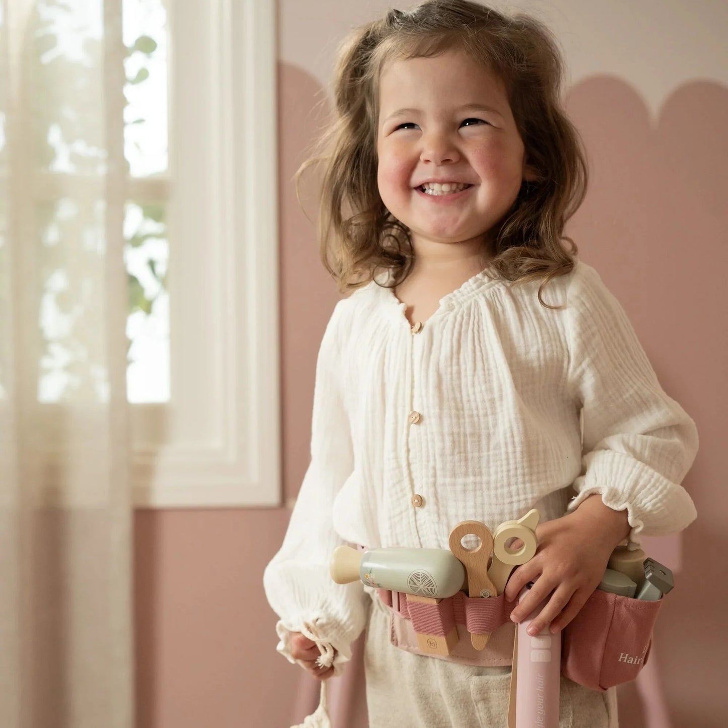 Little Dutch Conjunto de Barbeiro em Madeira (10 Peças) com Cinto – 3+
