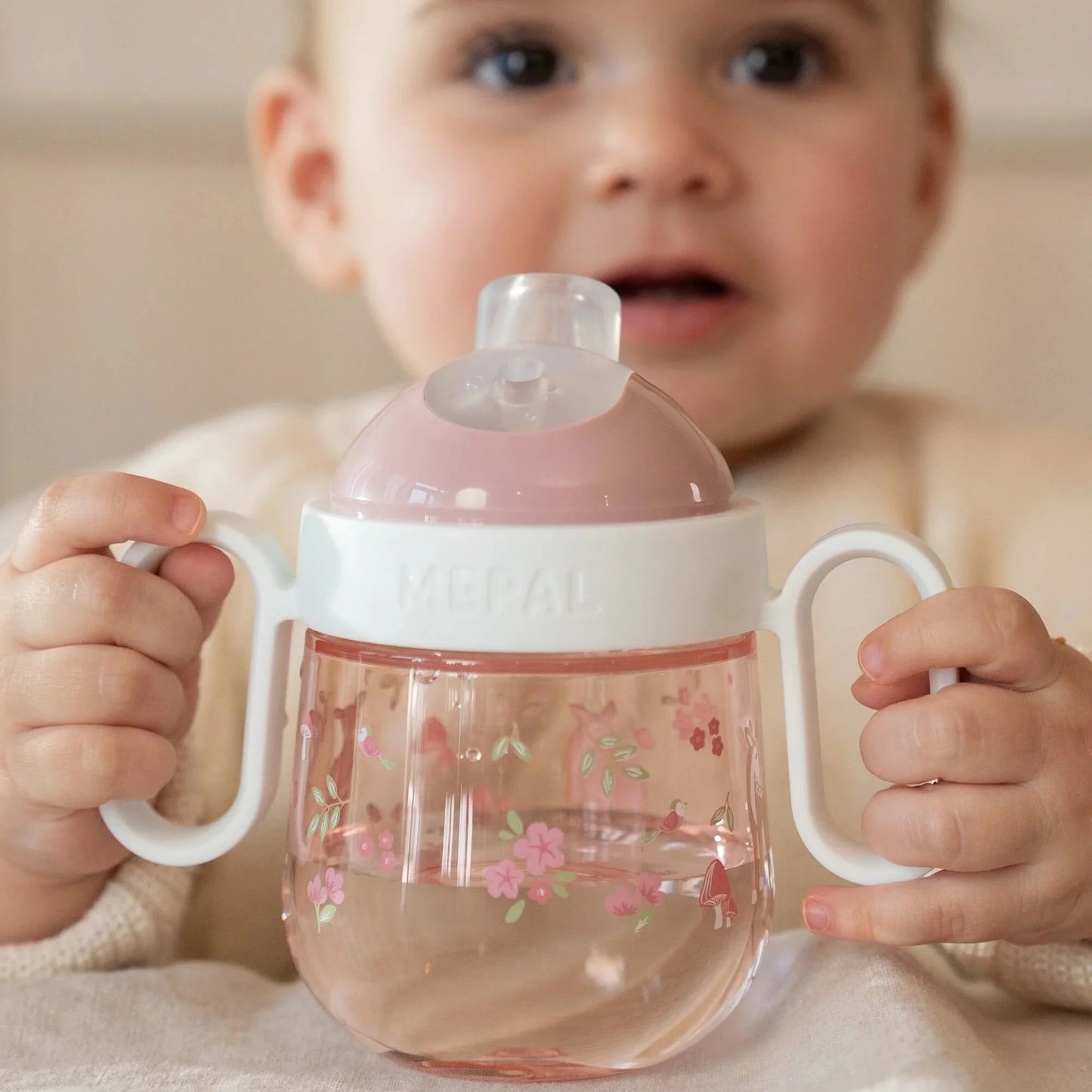 Mepal Mio Antileak Spout Cup 200 ml Fairy Garden (Little Dutch) – Copo com Bico Anti-Fugas