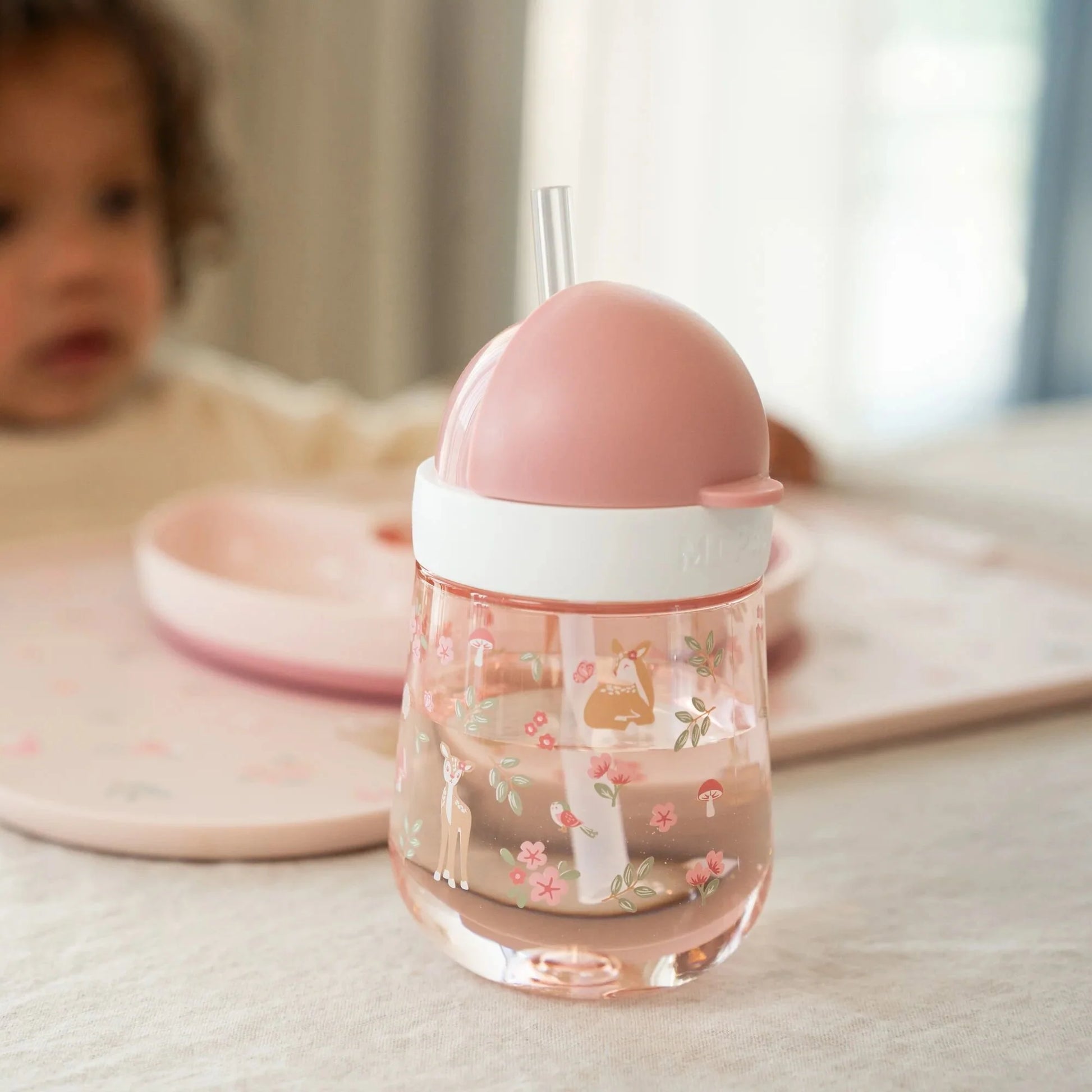 Copo com Palhinha Mepal Mio Fairy Garden 300 ml – Little Dutch | Lolla Kids