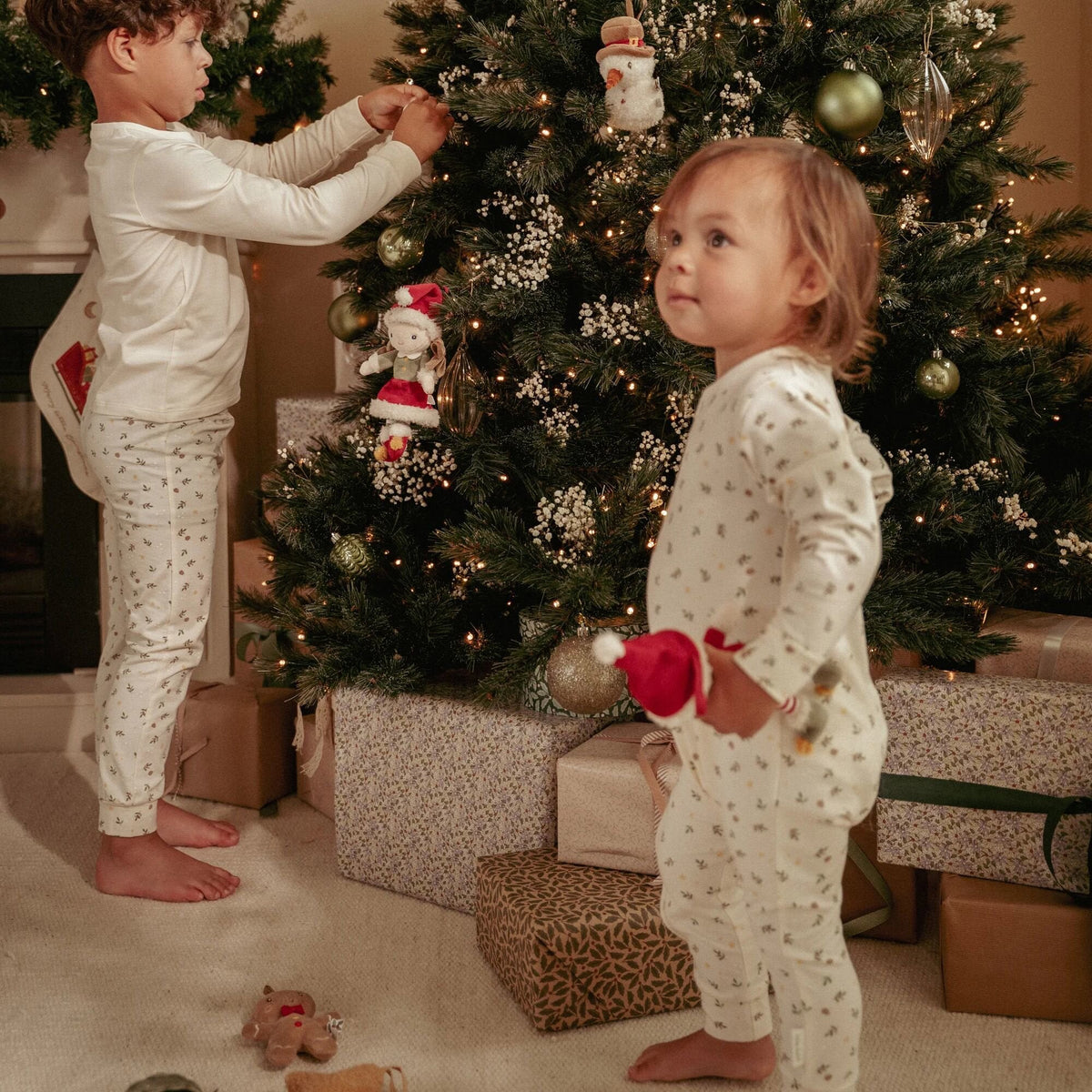 Caixa das decorações de Natal Rosa | little-dutch-decoracao-natal-rosa-lollakids