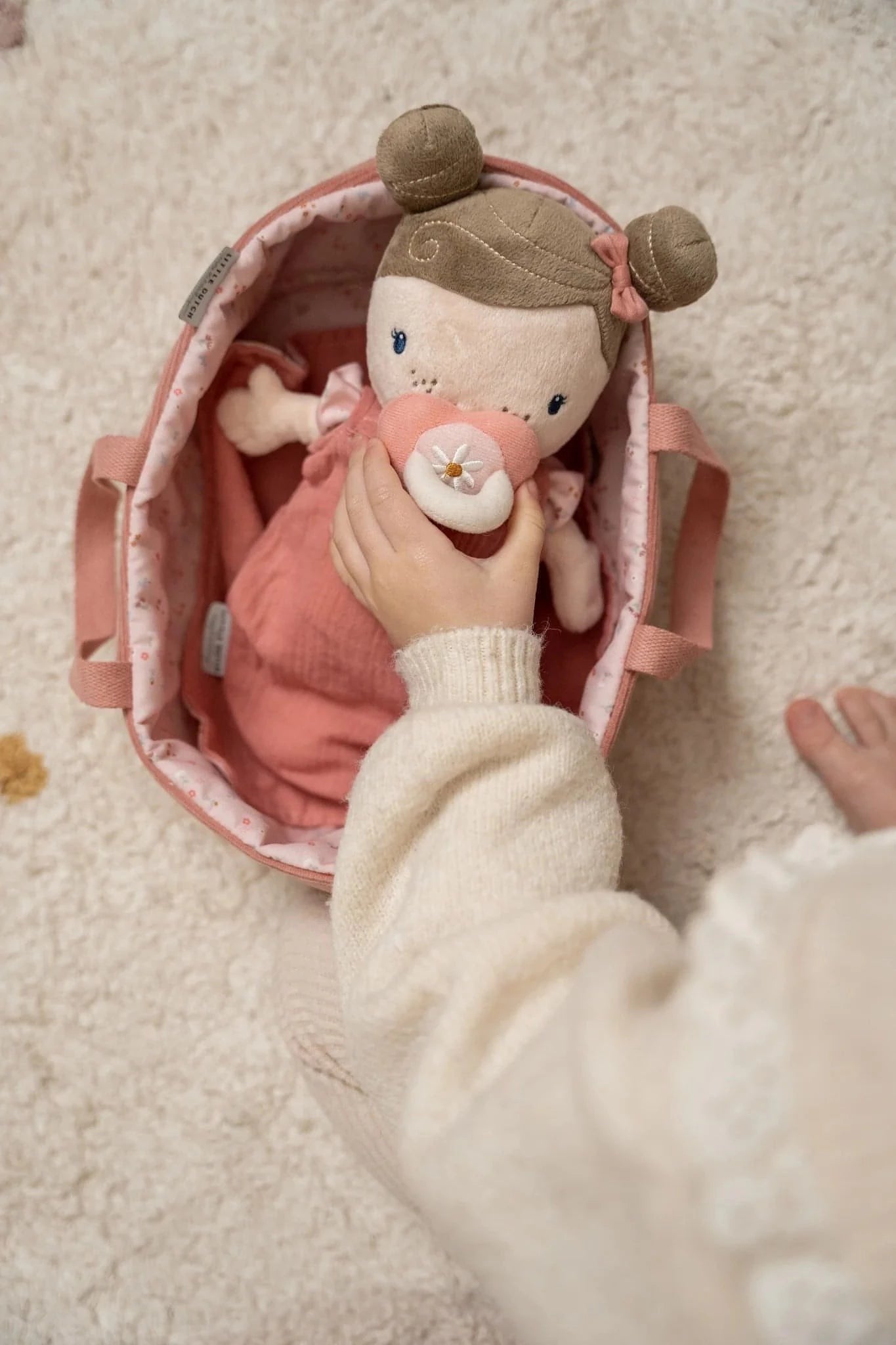 Baby Rosa com Alcofa | Little Pink Flowers