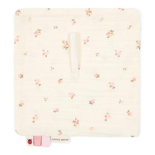 Doudou em musselina branco com flores Fairy Blossom | little-dutch-doudou-musselina-fairy-blossom-lollakids