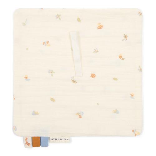 Doudou em musselina Forest Treasures branco | little-dutch-doudou-musselina-forest-treasures-lollakids