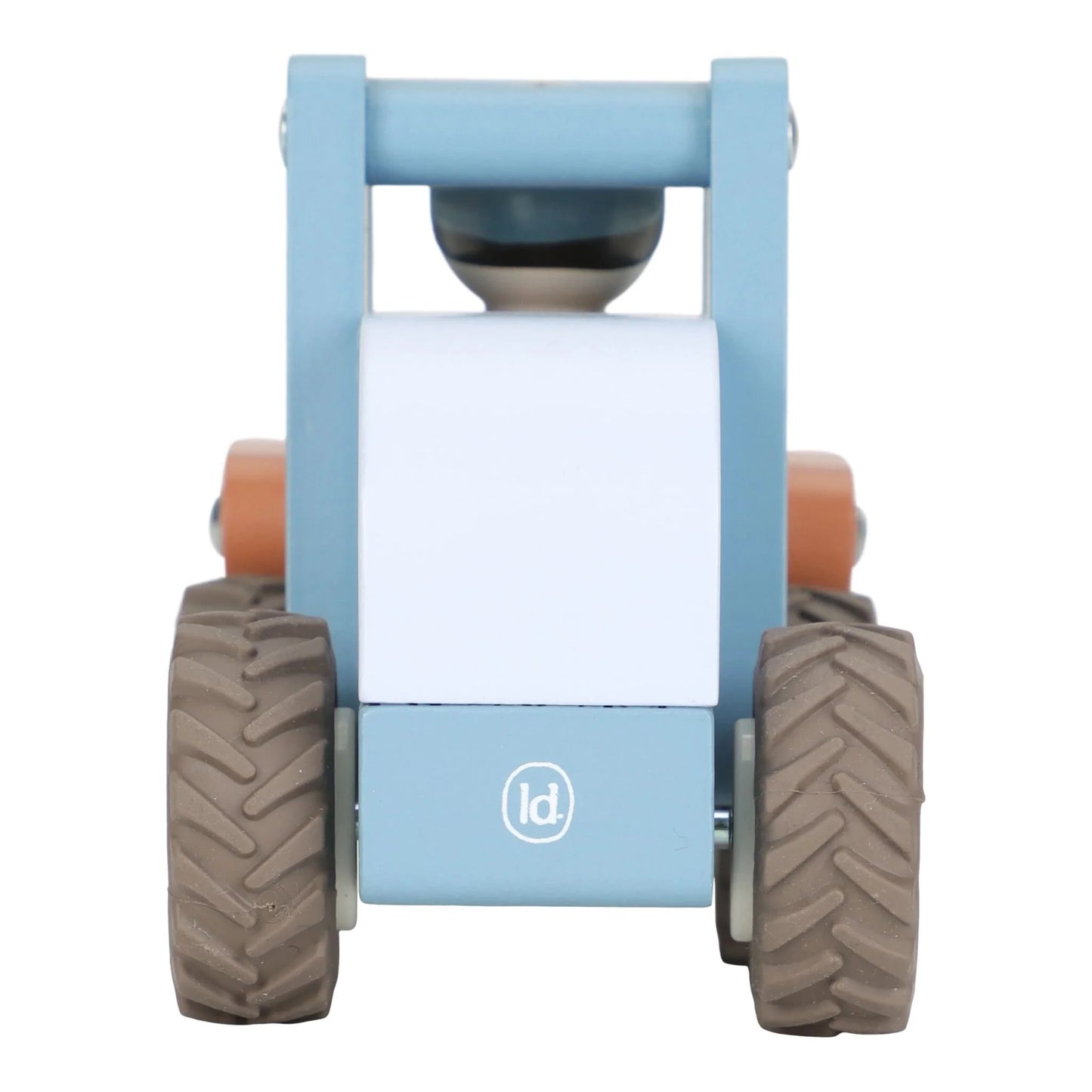Little Dutch Bulldozer de Madeira, Rodas de Borracha
