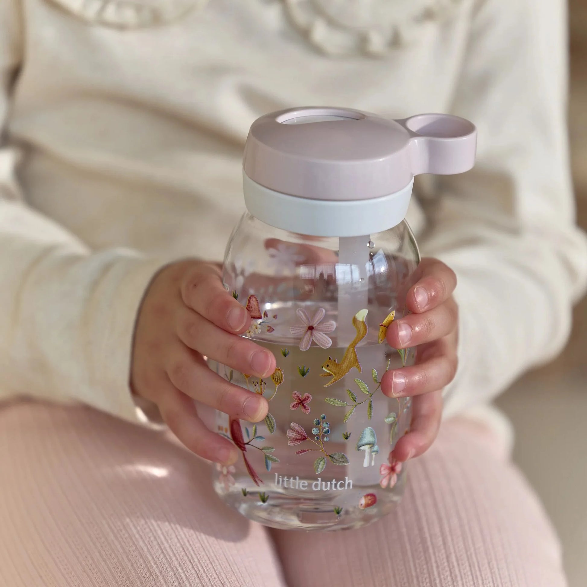 Garrafa com Palhinha Pop-Up 450 ml Fairy Garden Mepal