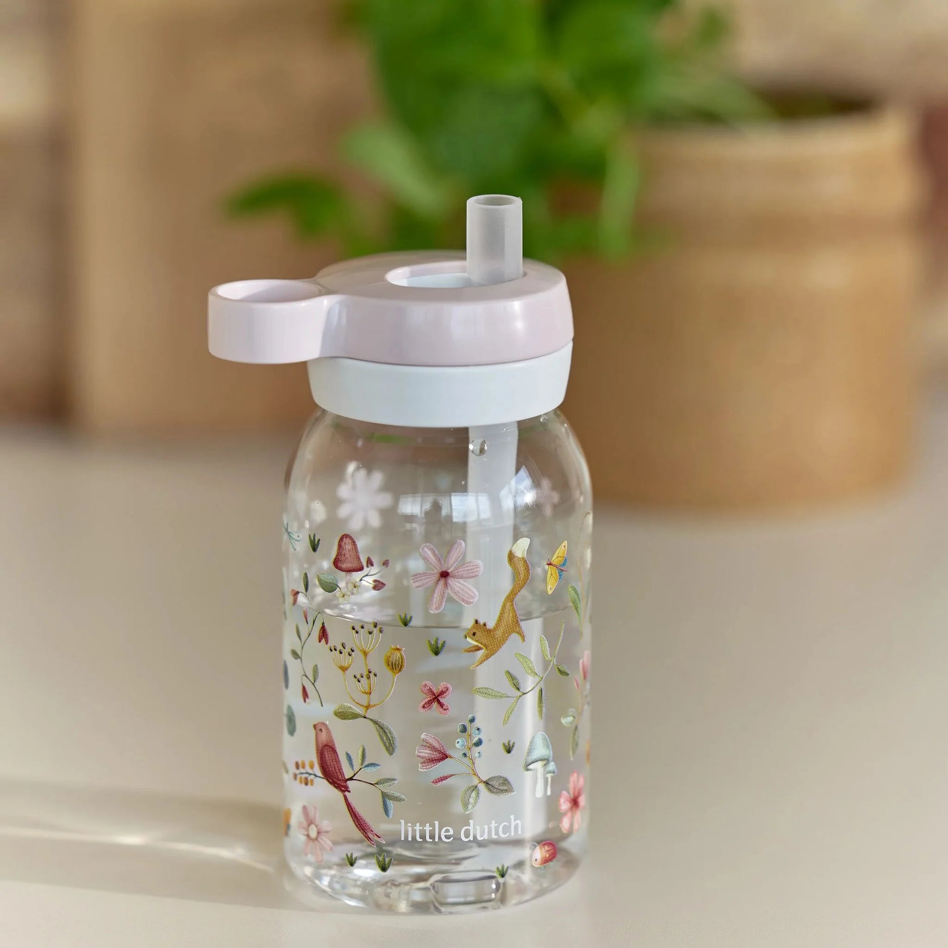 Garrafa com Palhinha Pop-Up 450 ml Fairy Garden Mepal
