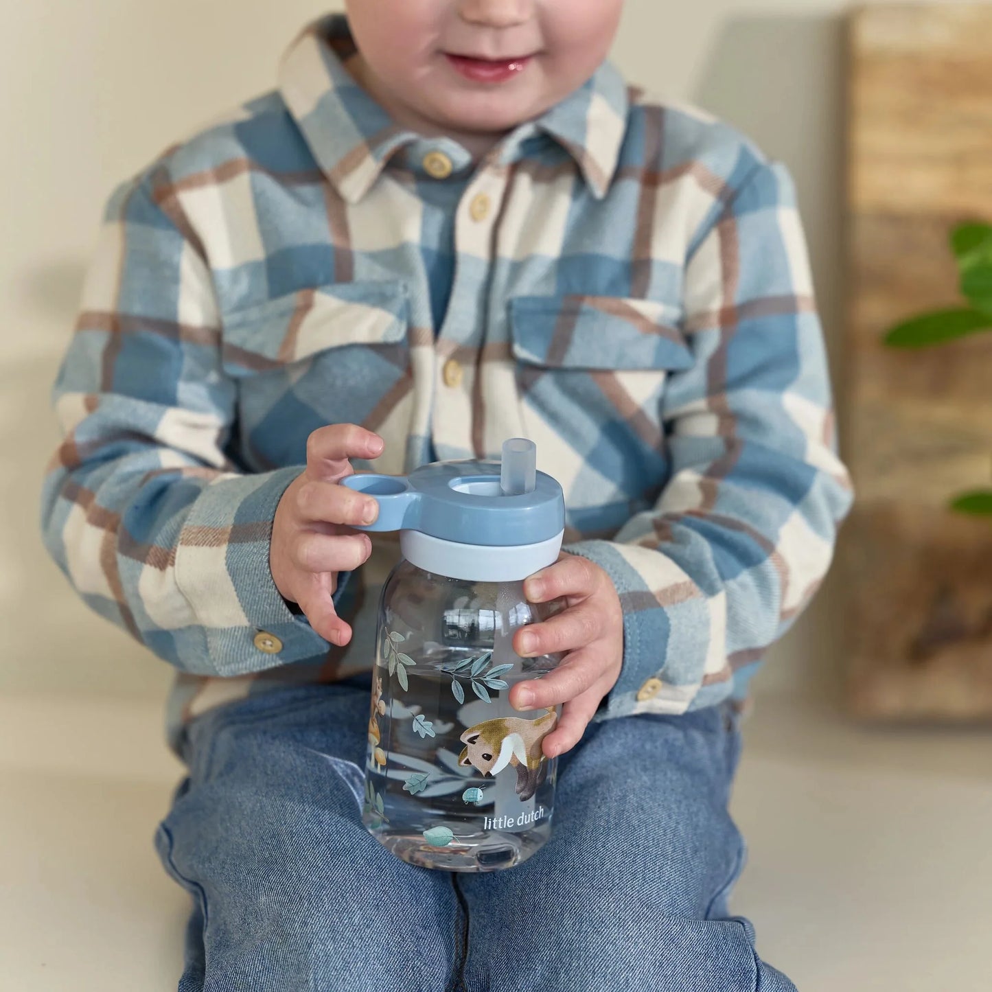 Garrafa com Palhinha Pop-Up 450 ml Forest Friends Mepal