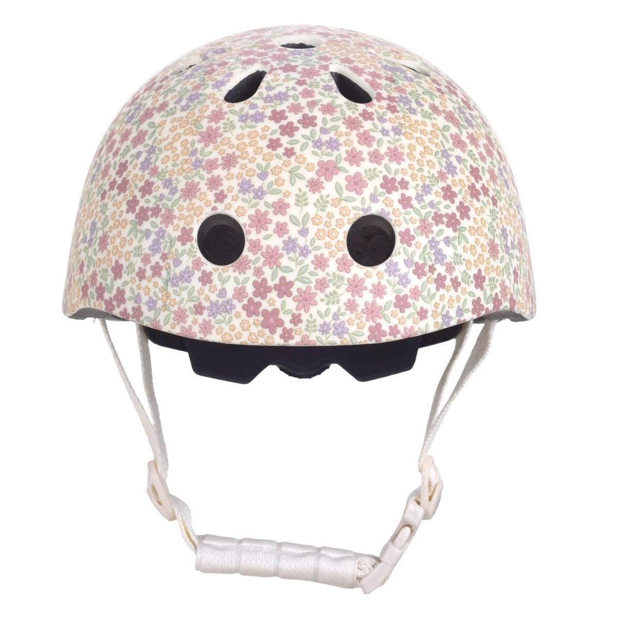 Capacete Infantil Little Dutch Sunny Flower Off-White - vista frontal