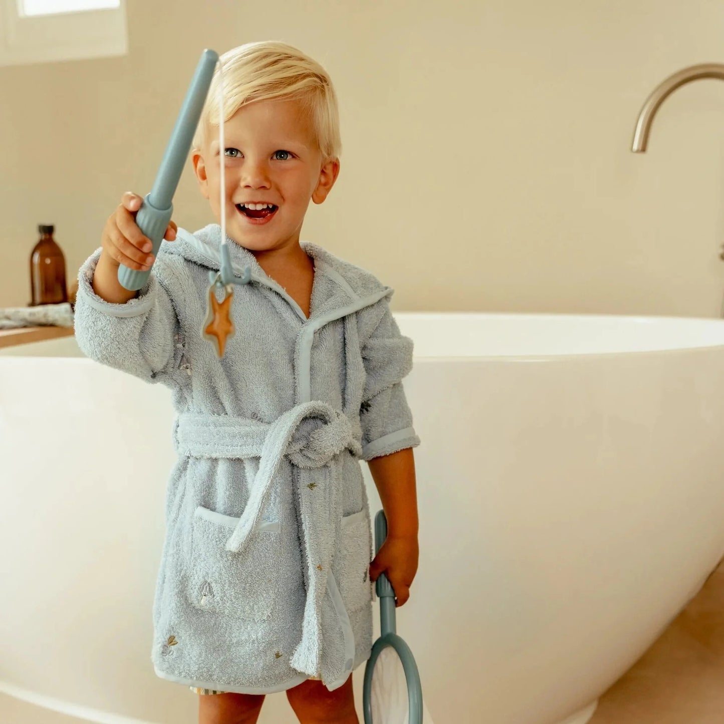 Jogo de Pesca para Banho Azul — Essentials | Lolla Kids