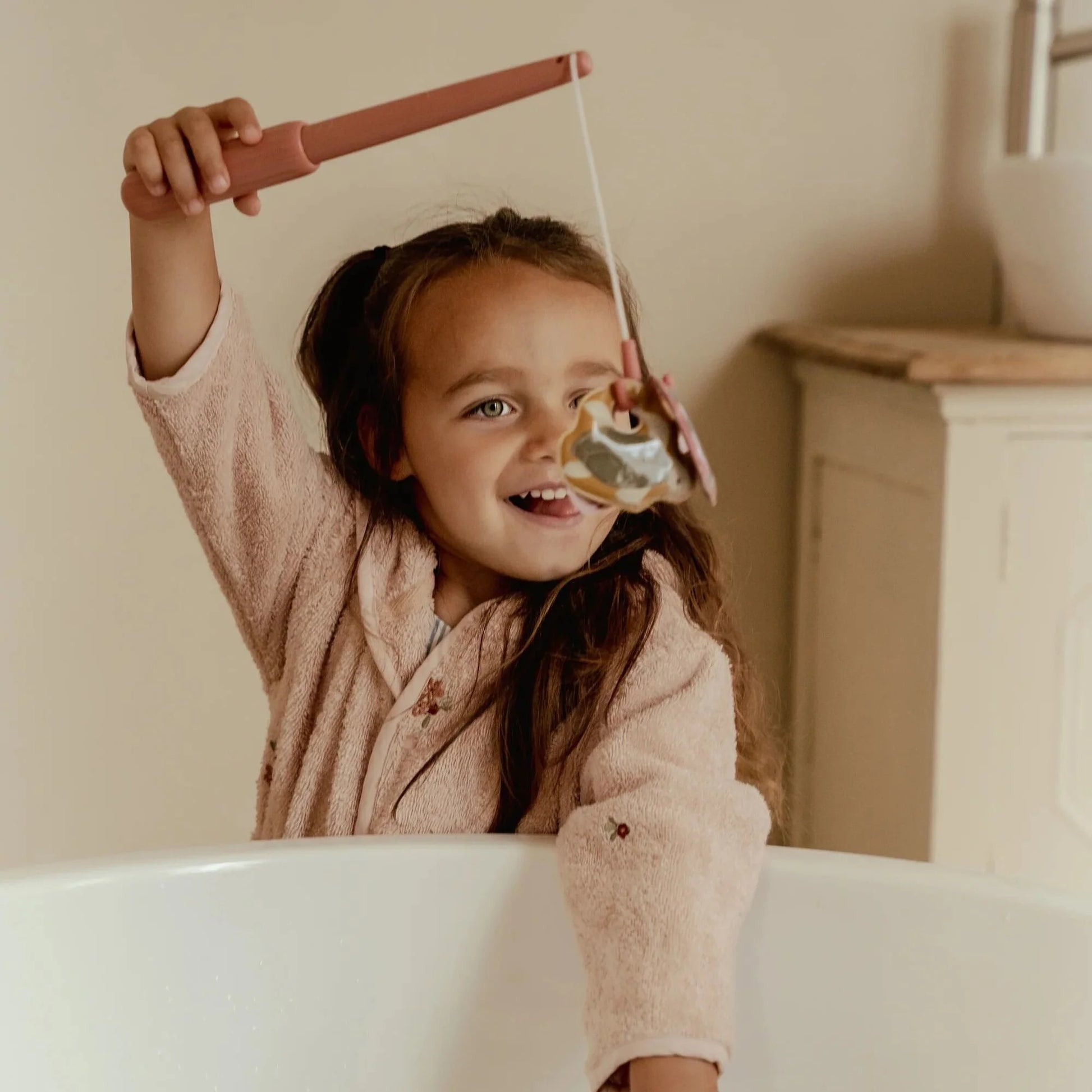 Jogo de Pesca para Banho Rosa — Essentials | Lolla Kids