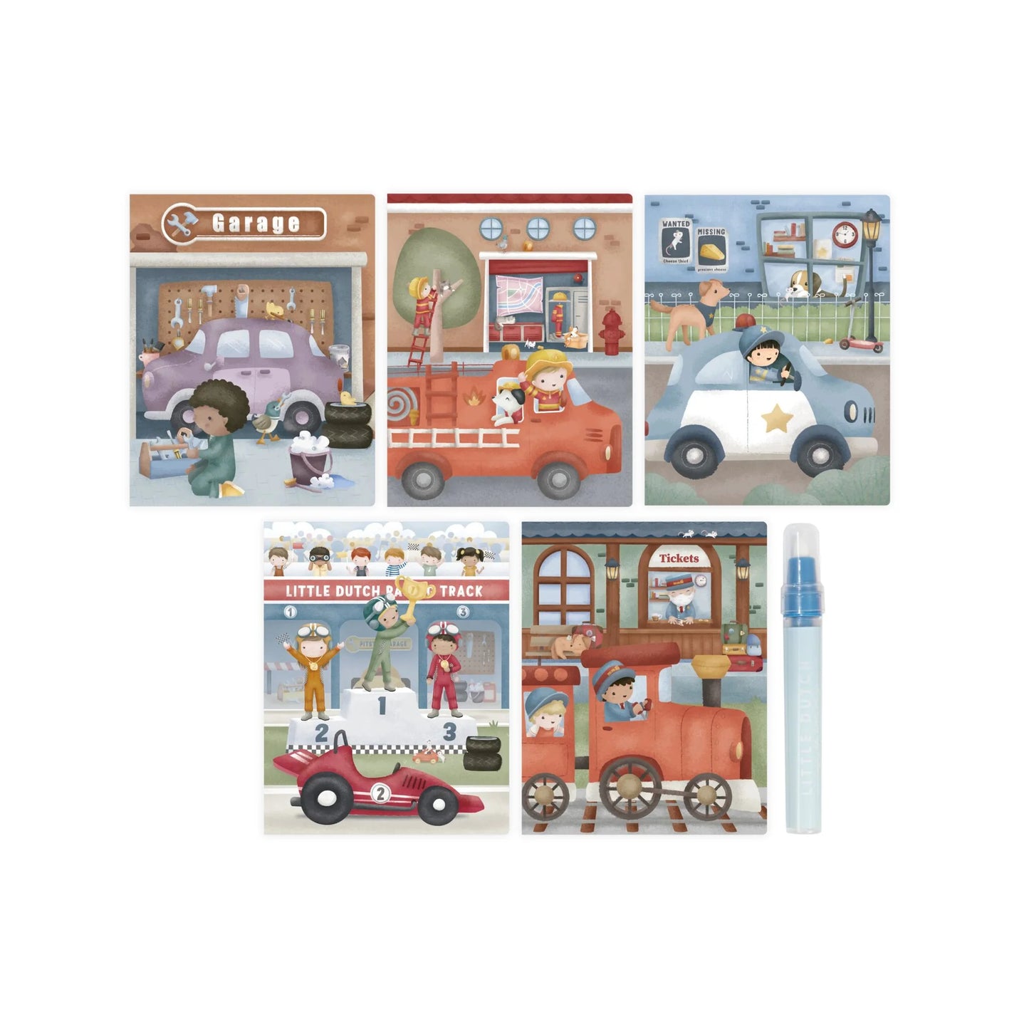 Water Magic Book Jim – Livro Mágico de Pintura com Água