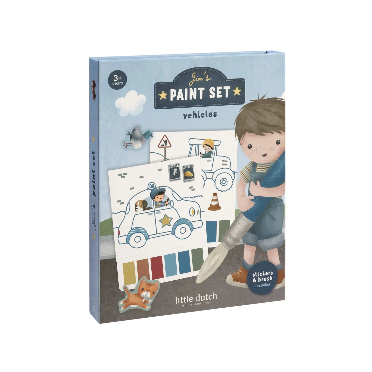Paint Book Jim – Livro de Pintura Criativo para Crianças