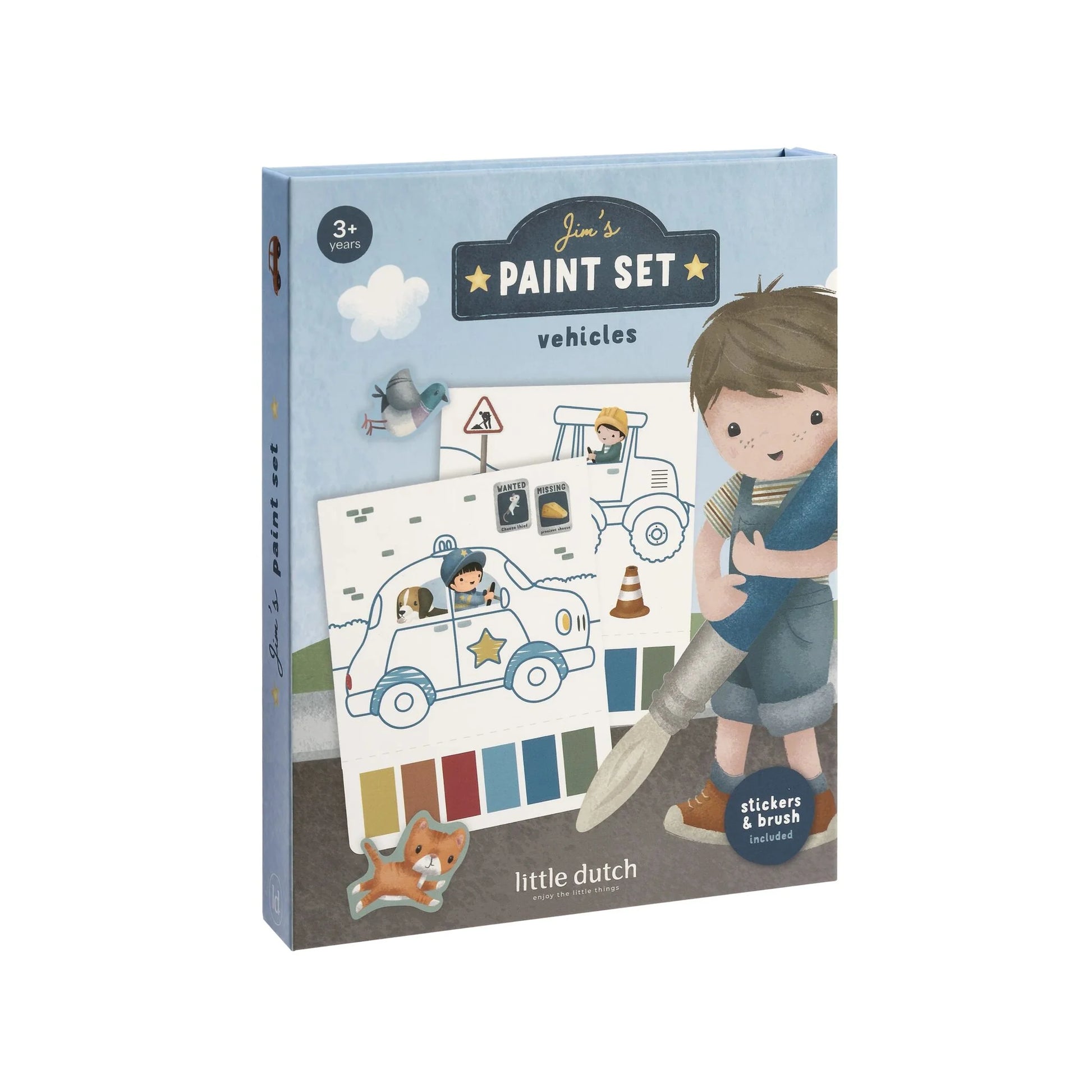 Paint Book Jim – Livro de Pintura Criativo para Crianças