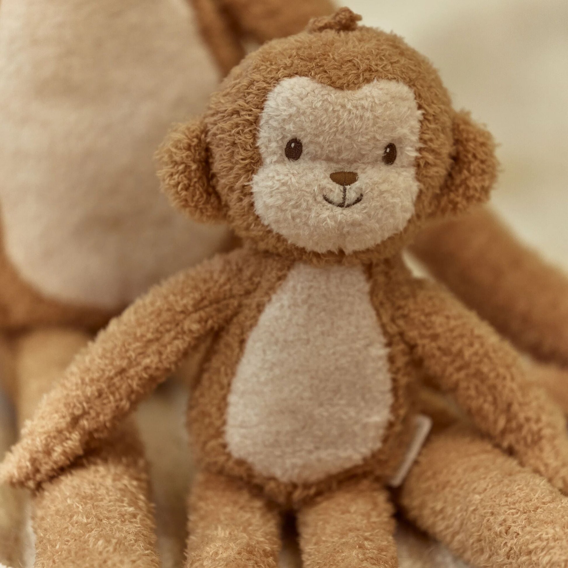 Etiqueta com forma do macaco de peluche Safari Friends | little-dutch-macaco-peluche-safari-friends-lollakids