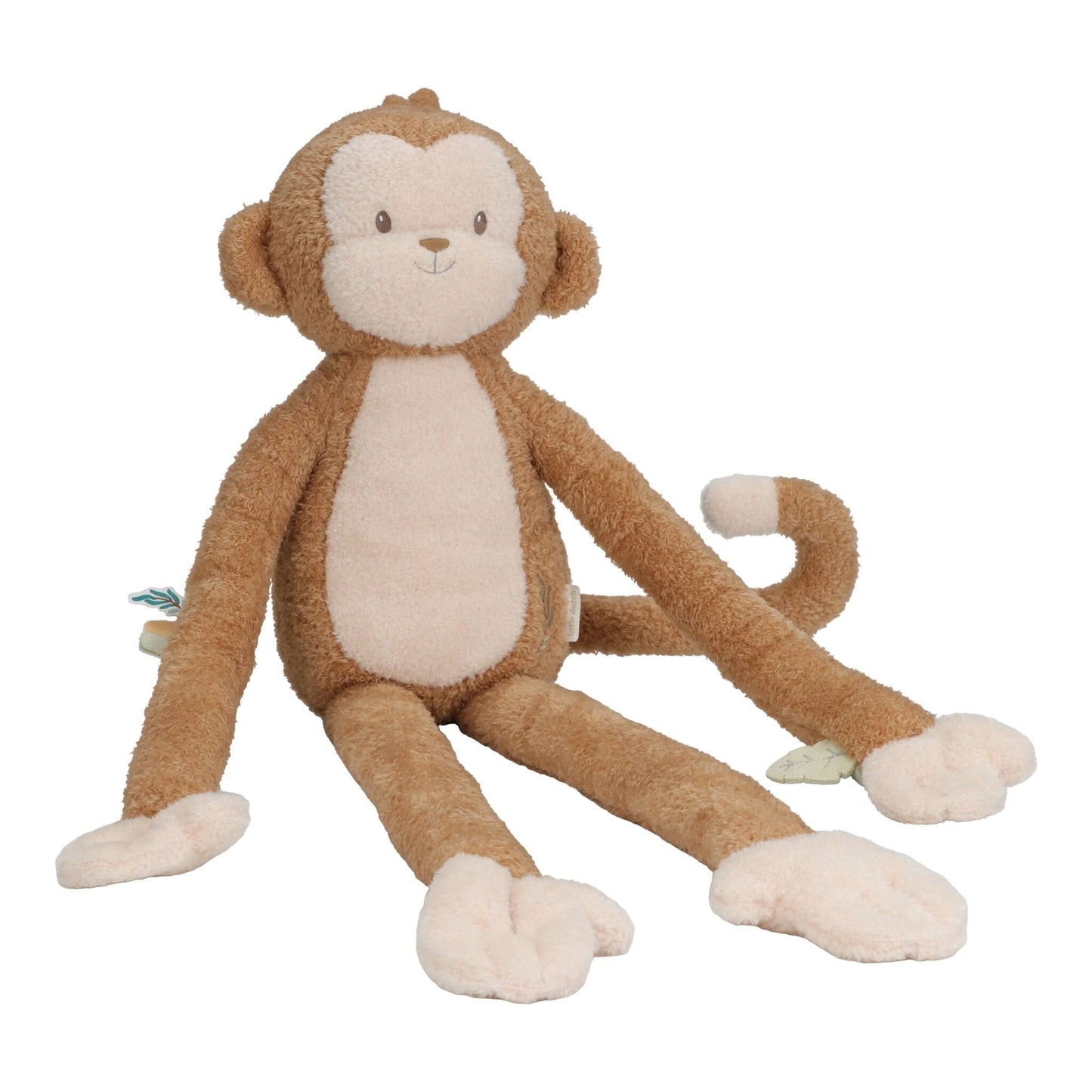 Braços e pernas compridos do macaco de peluche Safari Friends | little-dutch-macaco-peluche-xl-safari-friends-lollakids