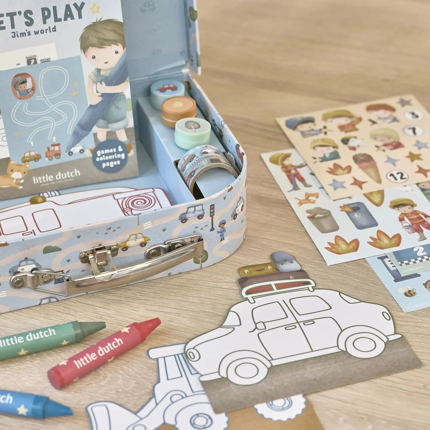 Mala Criativa Jim – Conjunto de Artes e Artesanato Infantil