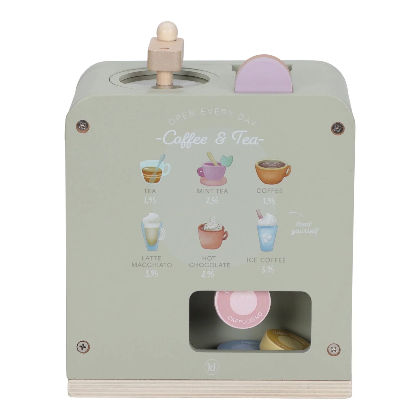 Little Dutch Máquina de Café em Madeira para Crianças – Set Barista