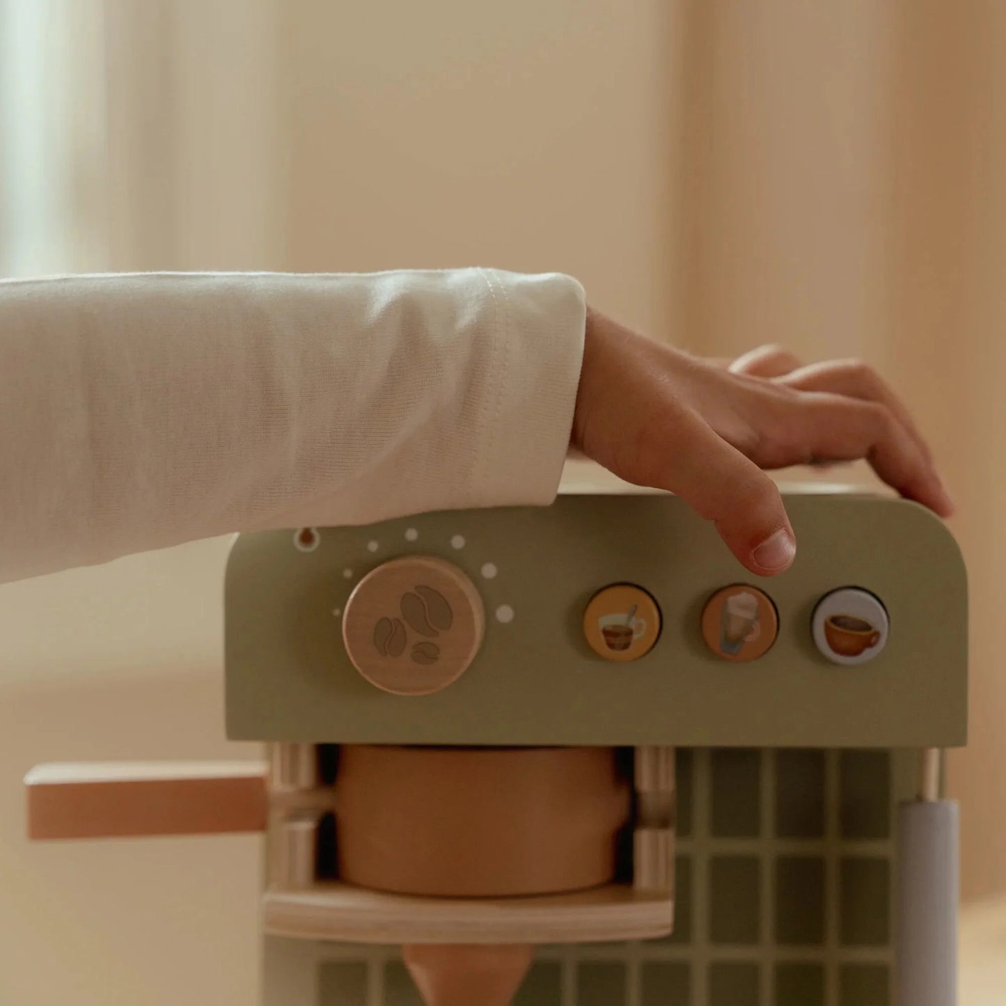 Little Dutch Máquina de Café em Madeira para Crianças – Set Barista
