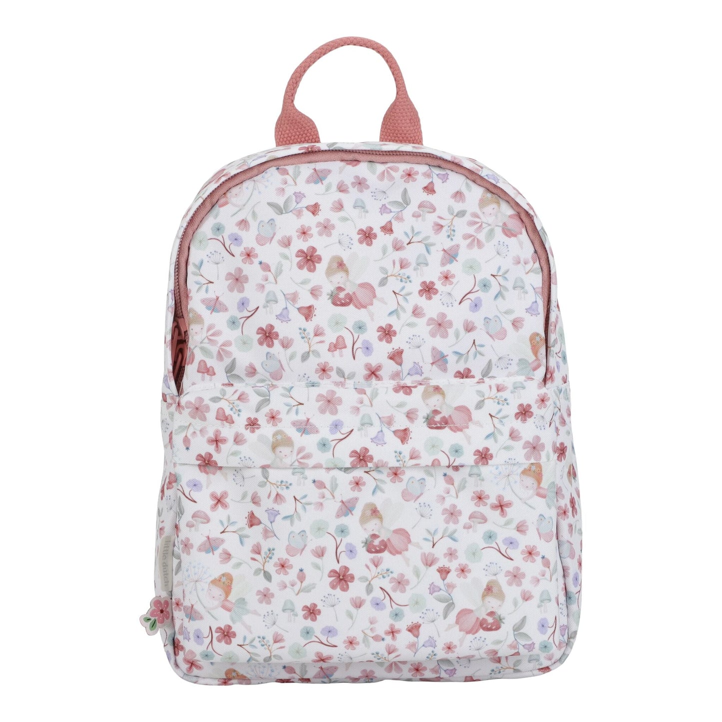 Mochila cor-de-rosa Fairy Garden 29 cm | little-dutch-mochila-fairy-garden-rosa-29cm-lollakids