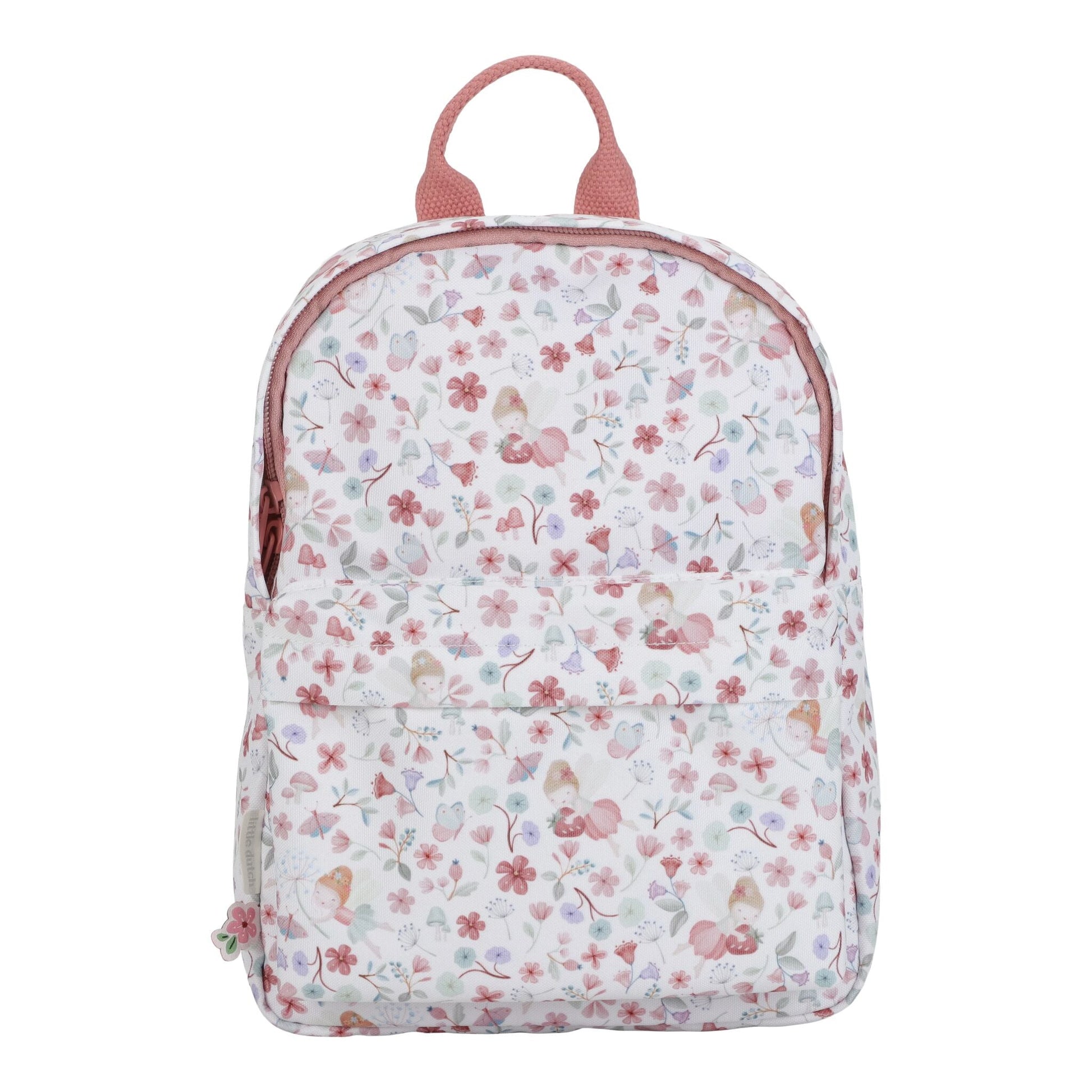 Mochila cor-de-rosa Fairy Garden 29 cm | little-dutch-mochila-fairy-garden-rosa-29cm-lollakids