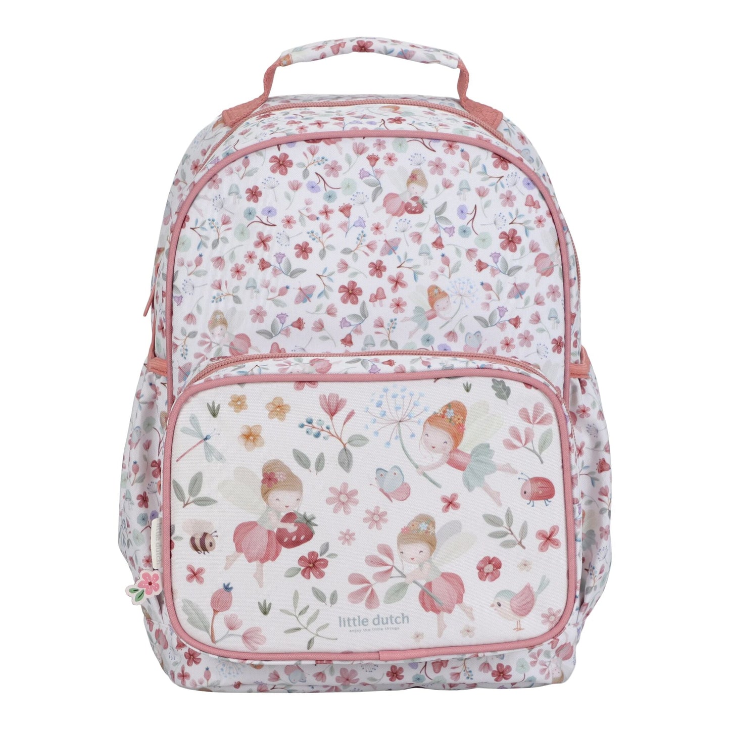 Mochila cor-de-rosa Fairy Garden 35 cm | little-dutch-mochila-fairy-garden-rosa-lollakids