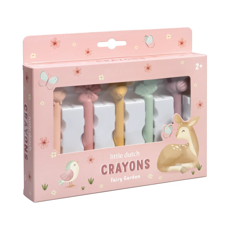 Little Dutch Crayons Fairy Garden (2+) – Tons Pastel & Formas de Conto de Fadas | 126374