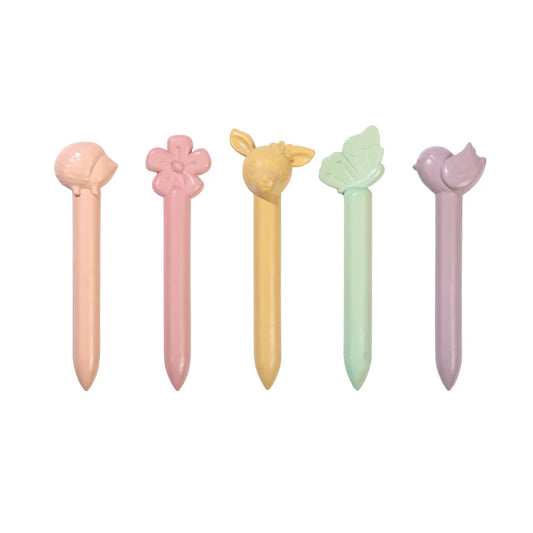 Little Dutch Crayons Fairy Garden (2+) – Tons Pastel & Formas de Conto de Fadas | 126374
