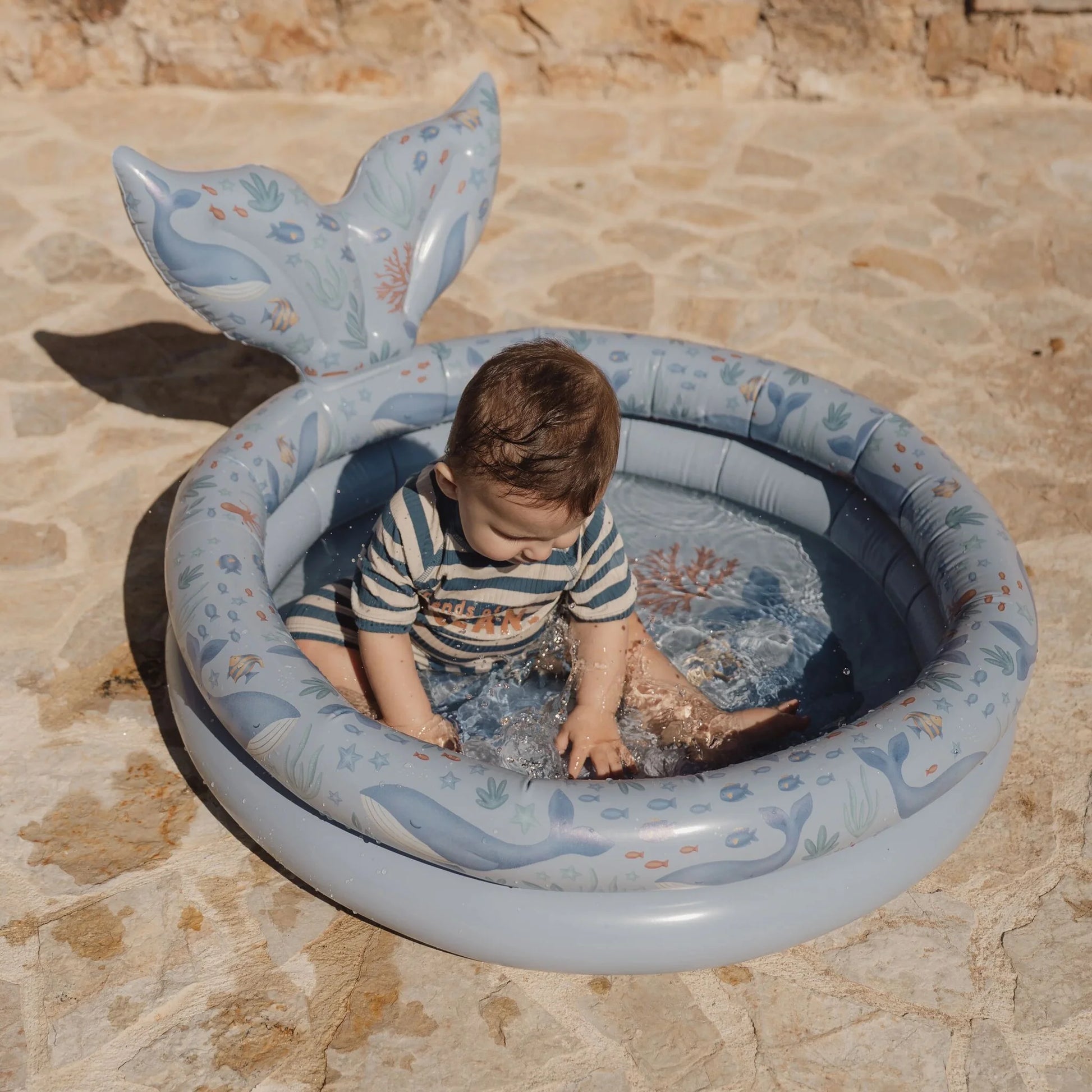 Piscina insuflável criança Ocean World 80 cm