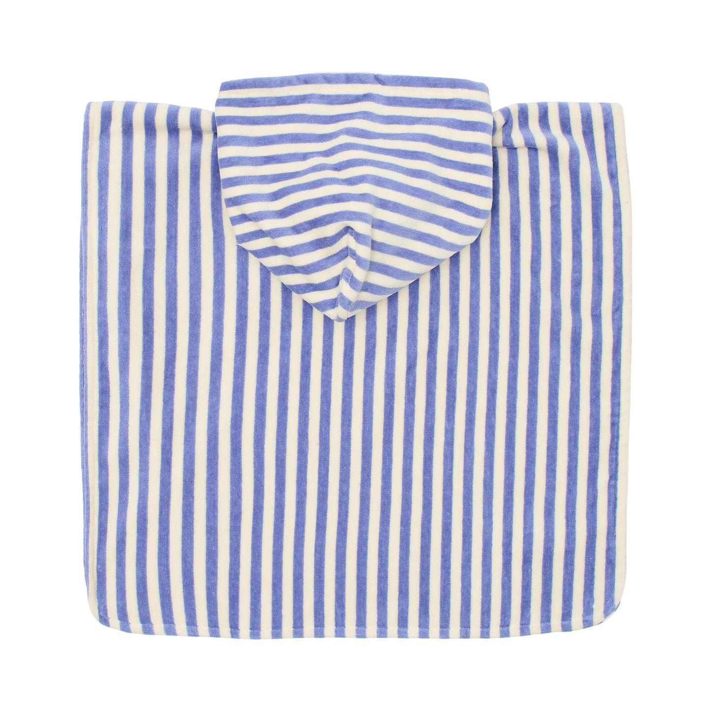 Poncho praia criança Dreamy Purple Stripe algodão orgânico