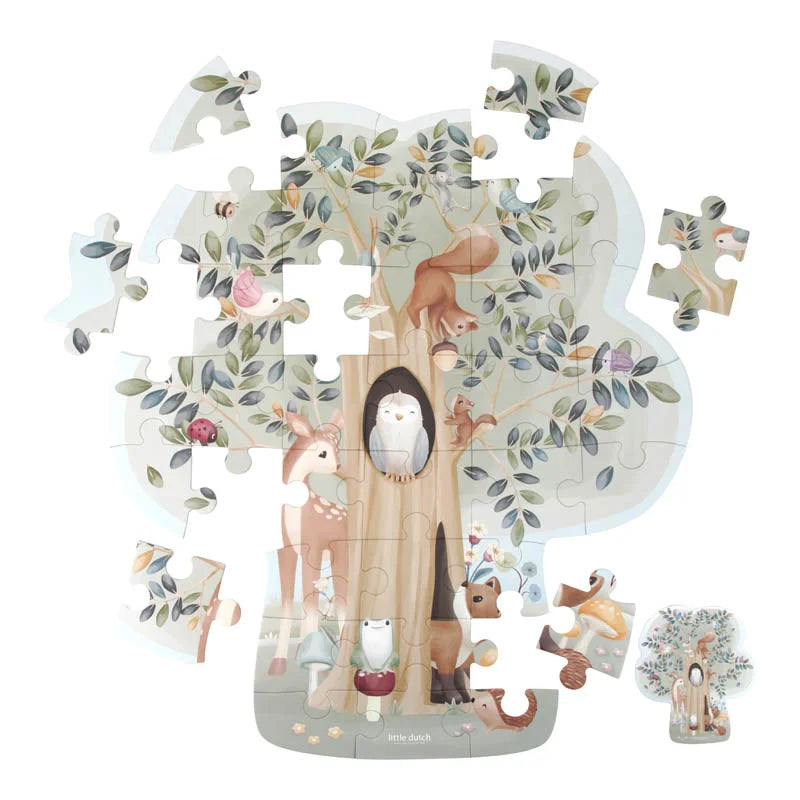 Puzzle de Chão XXL Forest Friends da Little Dutch