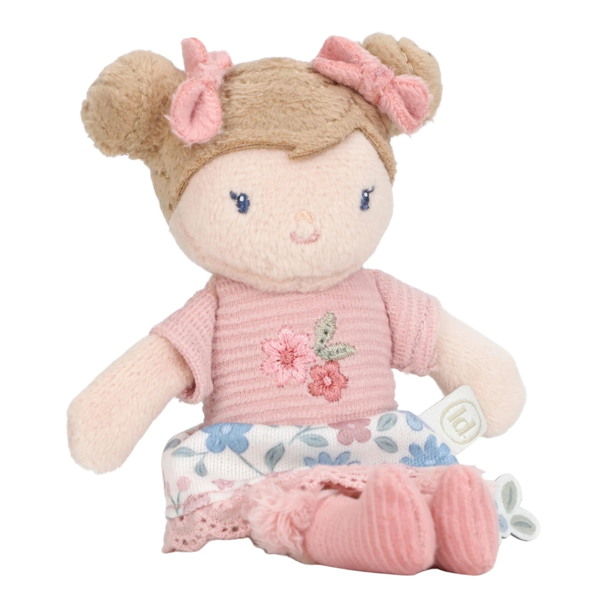 Boneca de Peluche Rosa 10cm para Criança | Lolla Kids