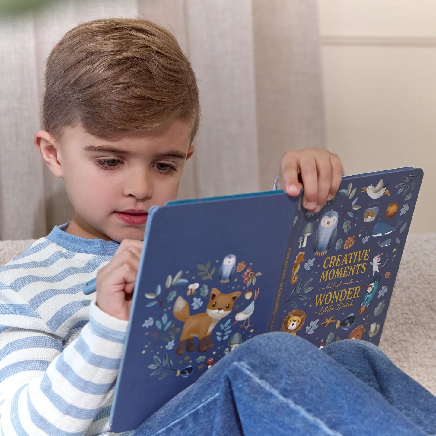 Caneta do tablet de desenho azul Little Dutch | little-dutch-tablet-desenho-azul-lollakids