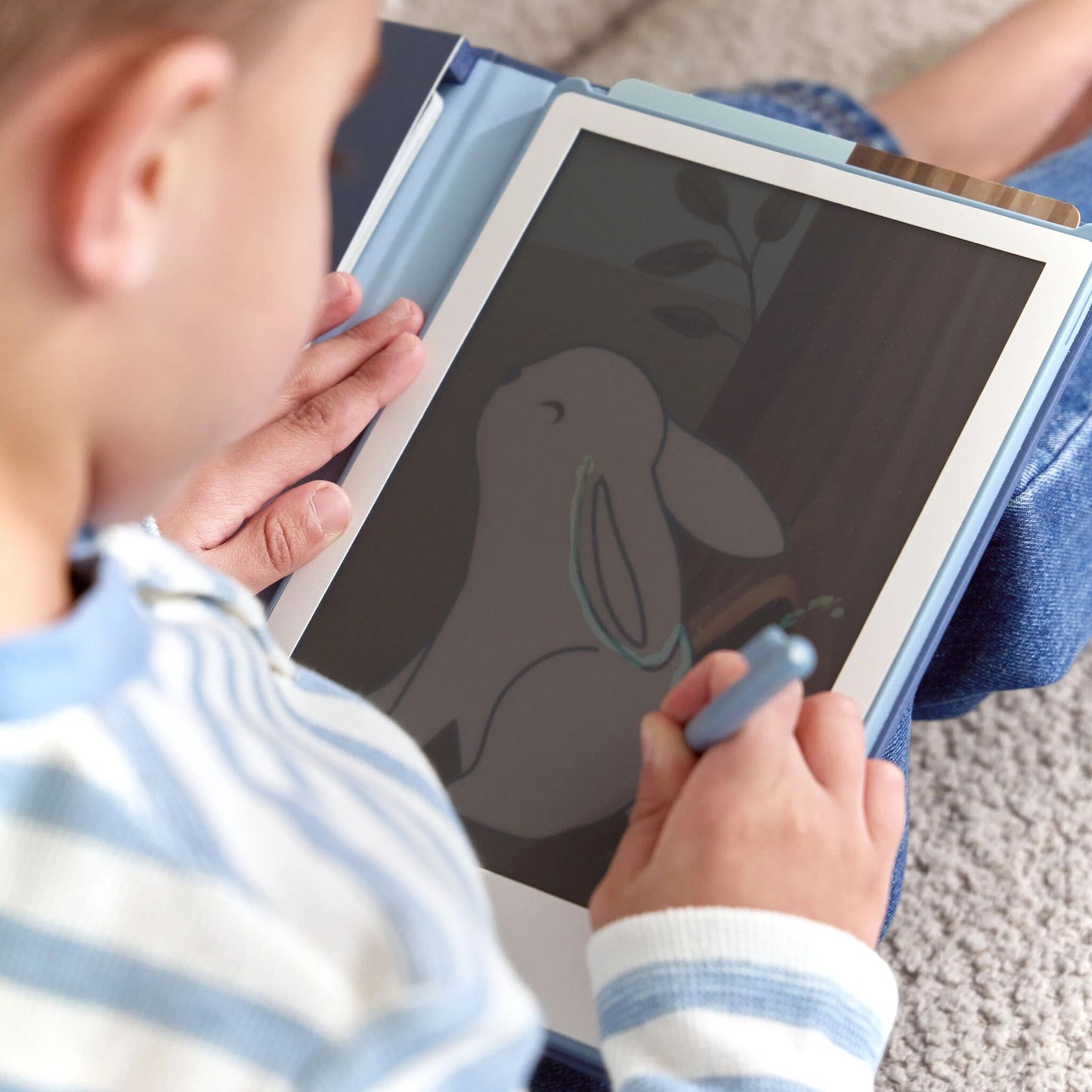 Ecrã luminoso do tablet de desenho azul Little Dutch | little-dutch-tablet-desenho-azul-lollakids