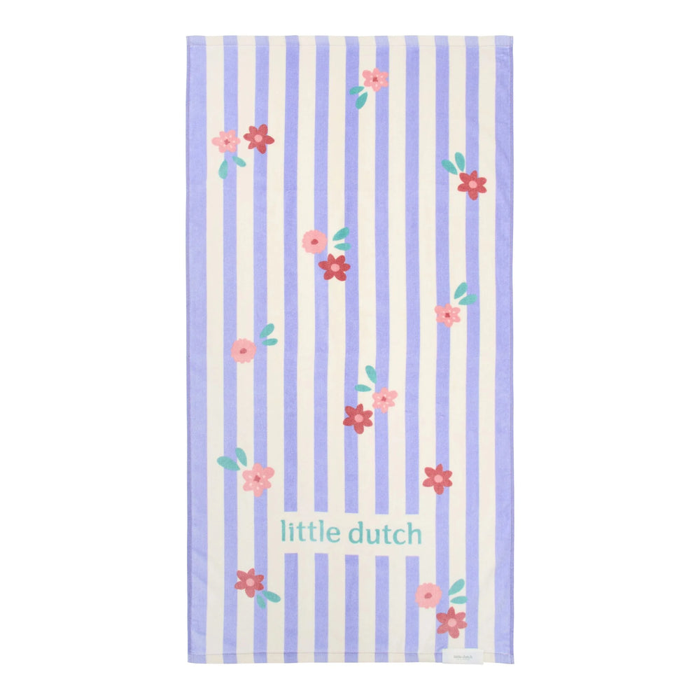 Toalha de Praia Dreamy Purple Stripe 60 × 120 cm