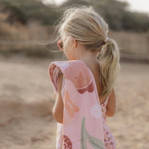 Toalha de Praia Ocean Dreams Pink da Little Dutch