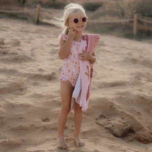 Toalha de Praia Ocean Dreams Pink da Little Dutch