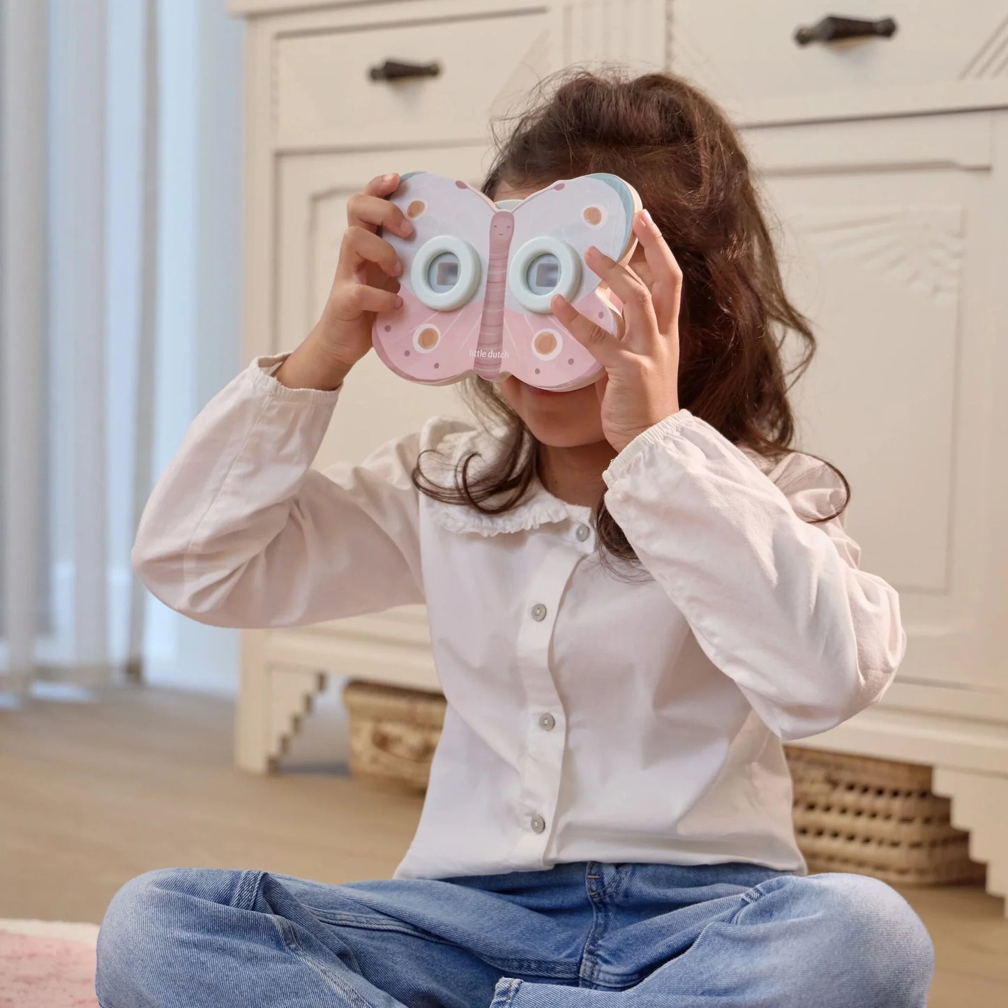 Visualizador de Histórias Borboleta Rosa para Crianças | Lolla Kids