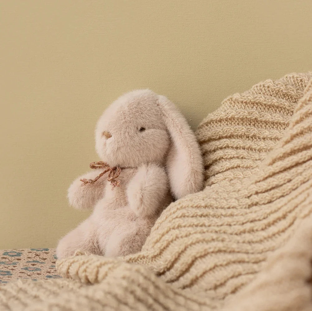 Um coelhinho macio que nasce para ser o primeiro melhor amigo.