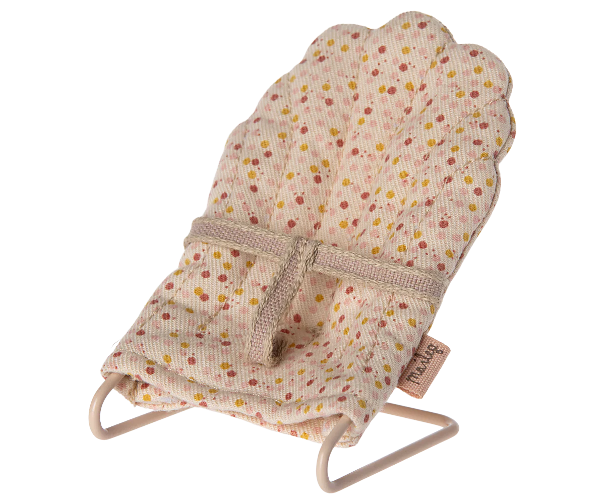 Maileg Espreguiçadeira de Bébé – Tamanho MY para Coelhinhos &amp; Bebés Ratinhos | 11-4401-00