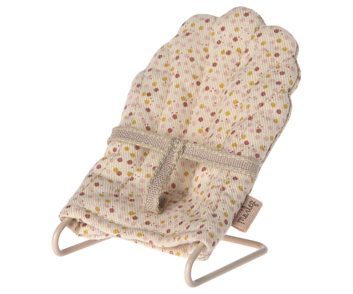 Maileg Espreguiçadeira de Bébé – Tamanho MY para Coelhinhos &amp; Bebés Ratinhos | 11-4401-00