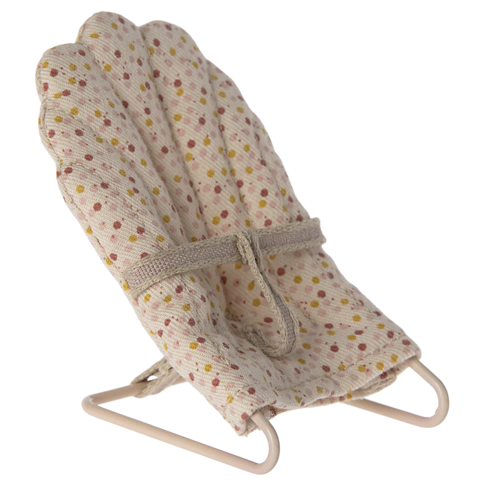 Maileg Espreguiçadeira de Bébé – Tamanho MY para Coelhinhos &amp; Bebés Ratinhos | 11-4401-00