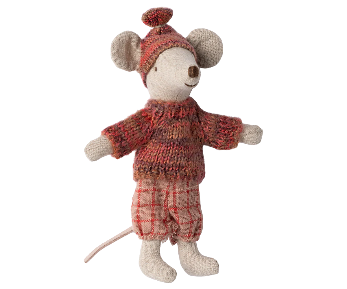  Maileg Ratinho de Inverno com Conjunto de Esqui – Irmã Mais Velha 