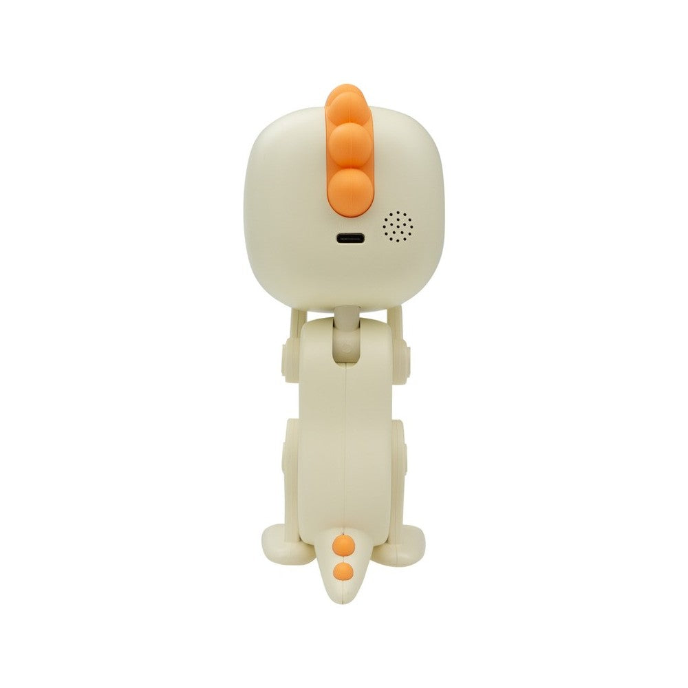 Despertador Infantil Robo Dino Branco Mary’s Recarregável